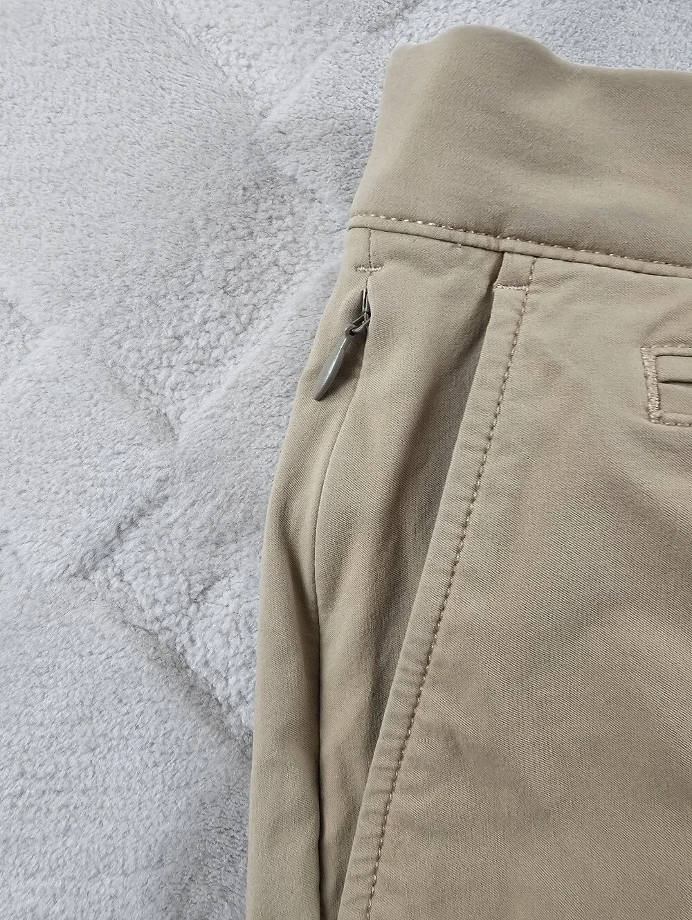 J. Crew 484 Slim-fit tech Pant Mens 29x28 Beige Chino Flat Front Preppy